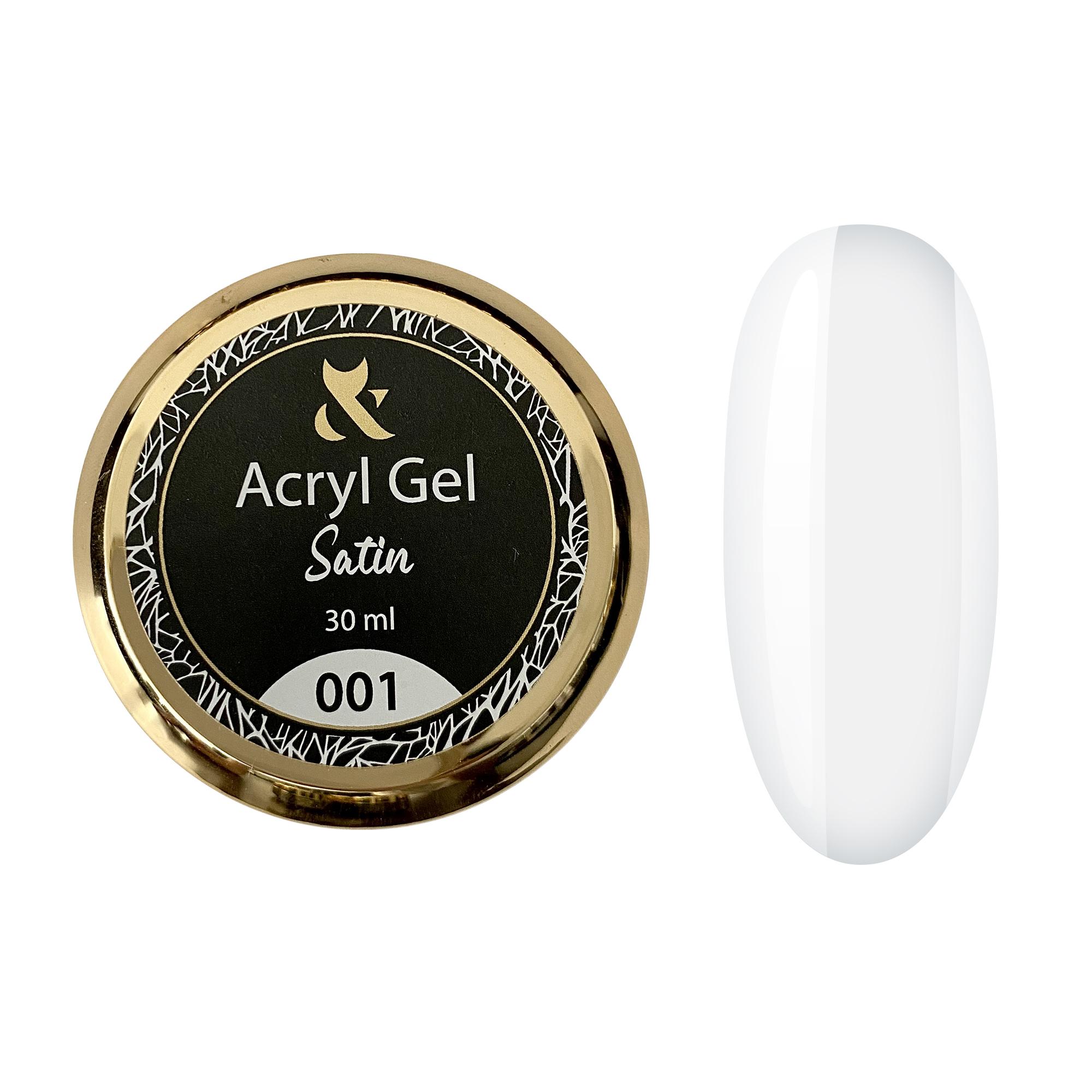 F.O.X Acryl gel Satin 001 (jar), 30 ml