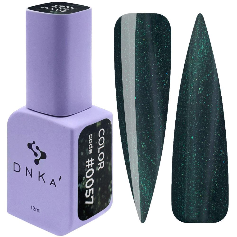 COLOR GEL POLISH "DNKa", 12 ml #0057