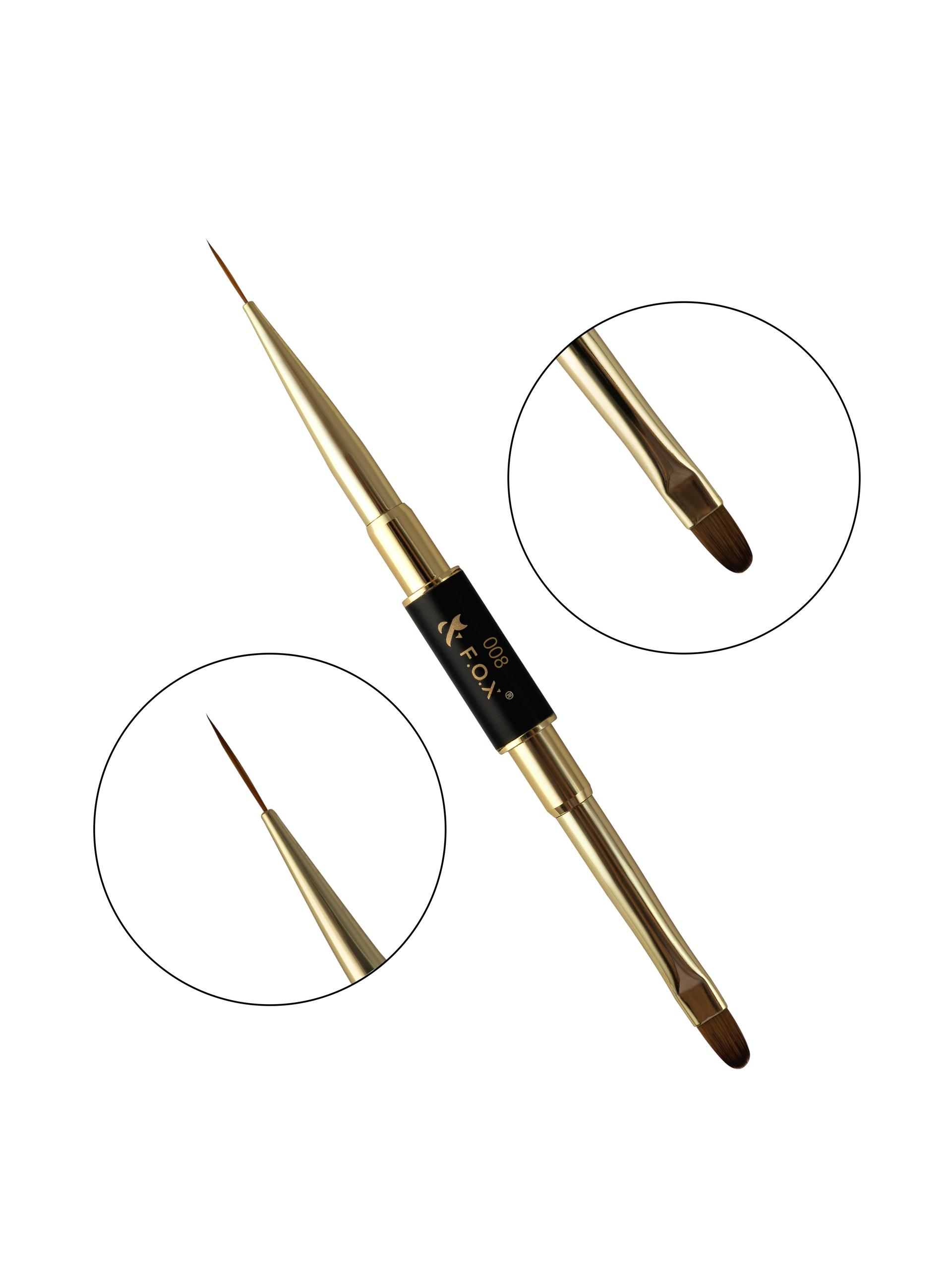 Brush F.O.X  Nail Art 008 Double