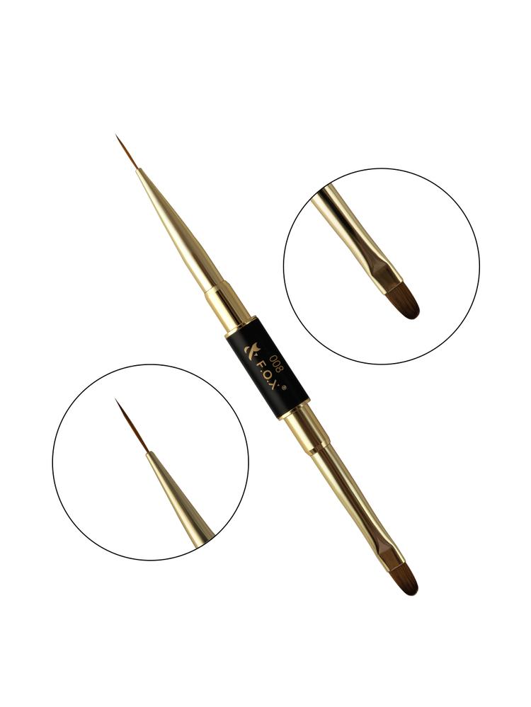 Brush F.O.X  Nail Art 008 Double