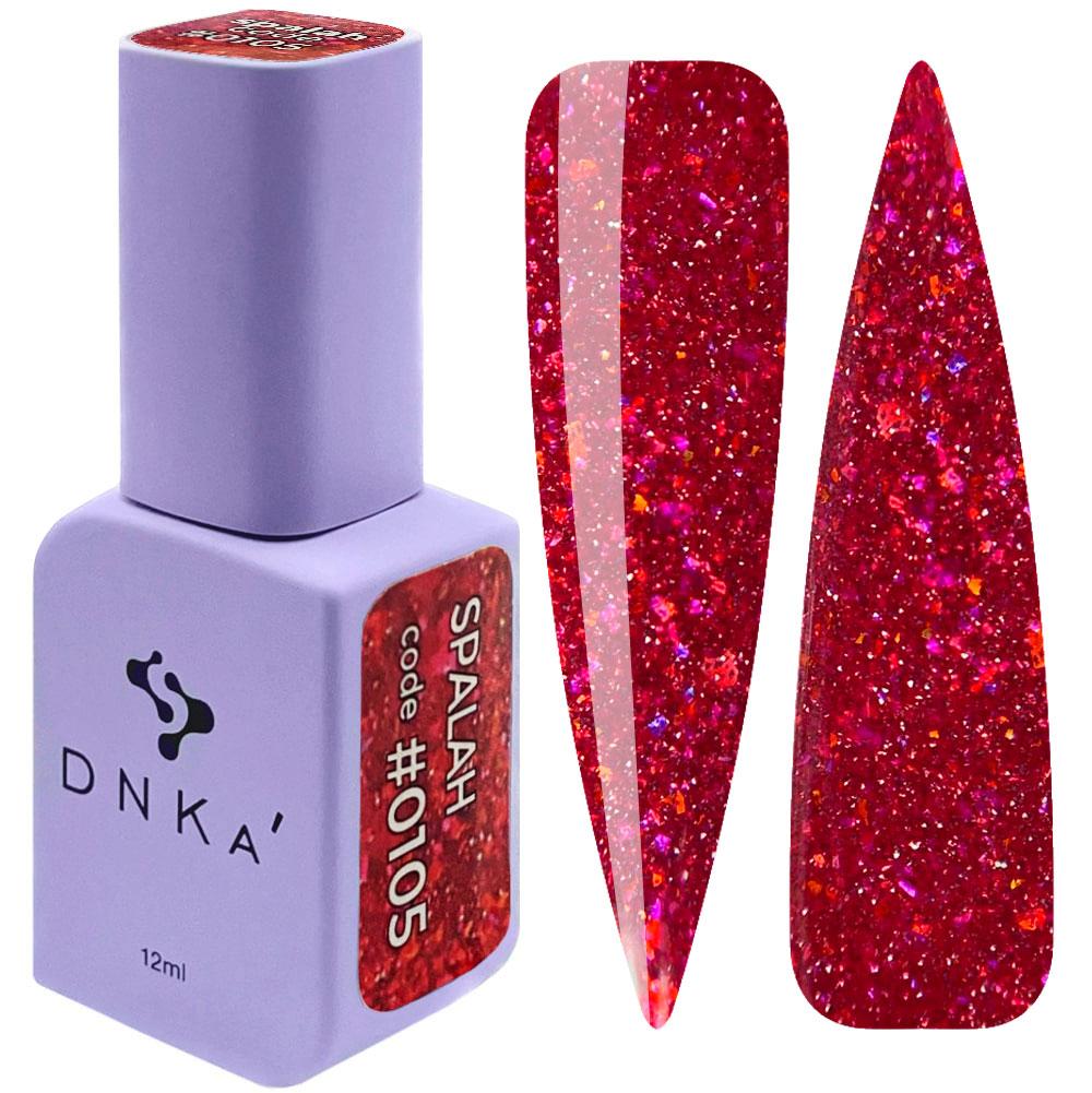 COLOR GEL POLISH "DNKa", 12 ml #0105 FLASH