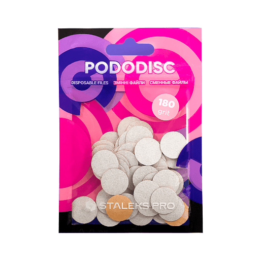 Jednorázové pilníky pro pedikúru PODODISC STALEKS PRO S 180 grit (50 kus)