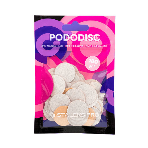 Jednorázové pilníky pro pedikúru PODODISC STALEKS PRO M 180 grit (50 kus)