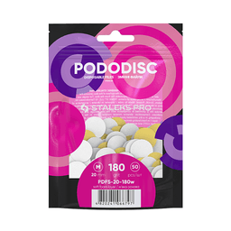Jednorázové pilníky na měkkém podkladu pro pedikúru PODODISC STALEKS PRO M 180 grit (50 kus)