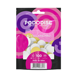 Jednorázové pilníky na měkkém podkladu pro pedikúru PODODISC STALEKS PRO L 100 grit (50 kus)