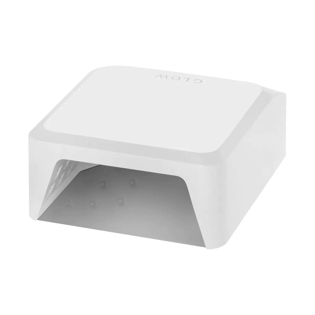 Lampa na nehty Glow 112, 48 W, s kovovým dnem, bílá