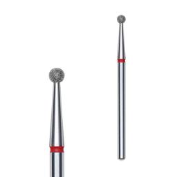 Diamantová frézka "Kulička", červená průměr 2,5mm FA01R025