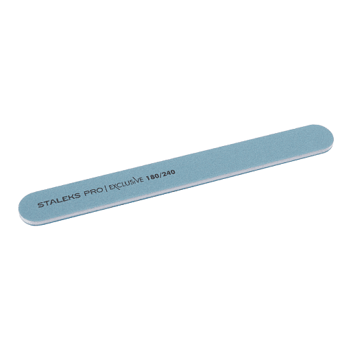 Pilník na nehty přímý EXCLUSIVE 180/240 grit NFX-22/2