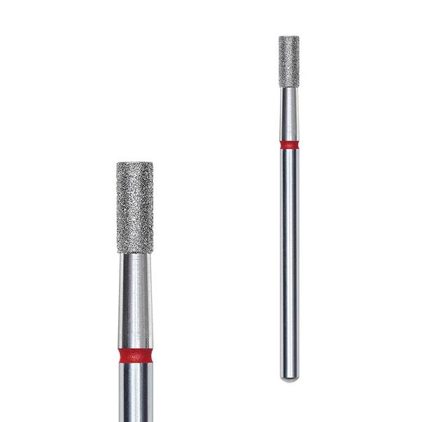 Diamantová fréza "Cylinder", červená, průměr 2,5mm / pracovní část 6 mm FA20R025/6