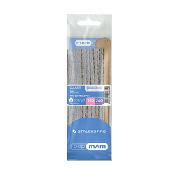 Jednorázové rovný pilníký papMam SMART 22 180grit 5kus 240grit 5kus a dřevéná zákl 2kus DFC-22-180/