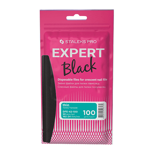 Jednorázový pilník půlměsíc EXPERT 42 100 grit 50 kus DFE-42-100