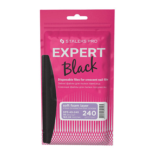 Jednorázový pilník půlměsíc EXPERT 40 240 grit 30 kus DFE-40-240