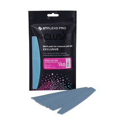 Jednorázový pilník půlměsíc EXCLUSIVE 40 150 grit 30 kus DFEX-40-150