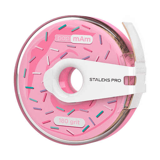 Bílá jednorázová brusná páska papmAm EXPERT DONUT- 180 ATC-180w