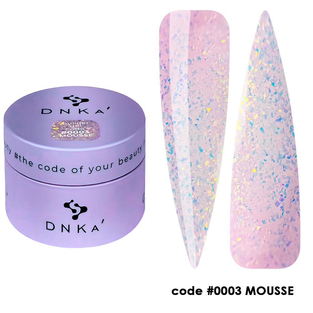 BUILDER GEL MOUSSE"DNKa", 30 ml #0003