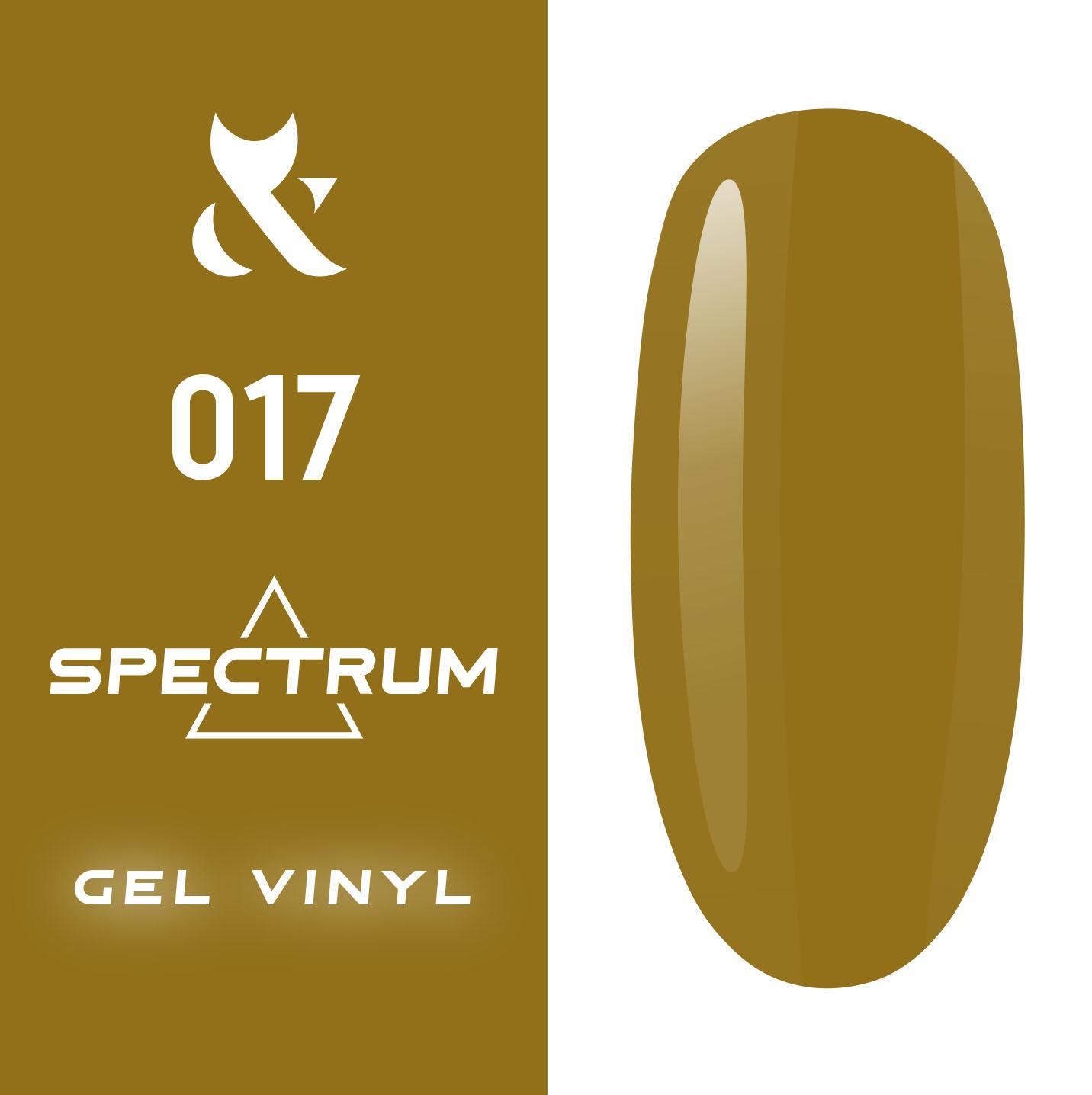 F.O.X gel-polish gold Spectrum 017, 7 ml