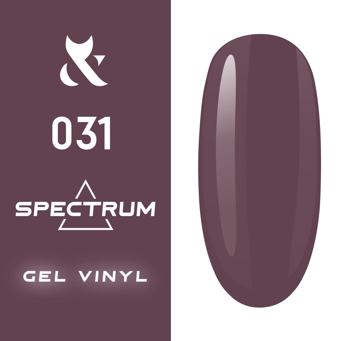 F.O.X gel-polish gold Spectrum 031, 7 ml
