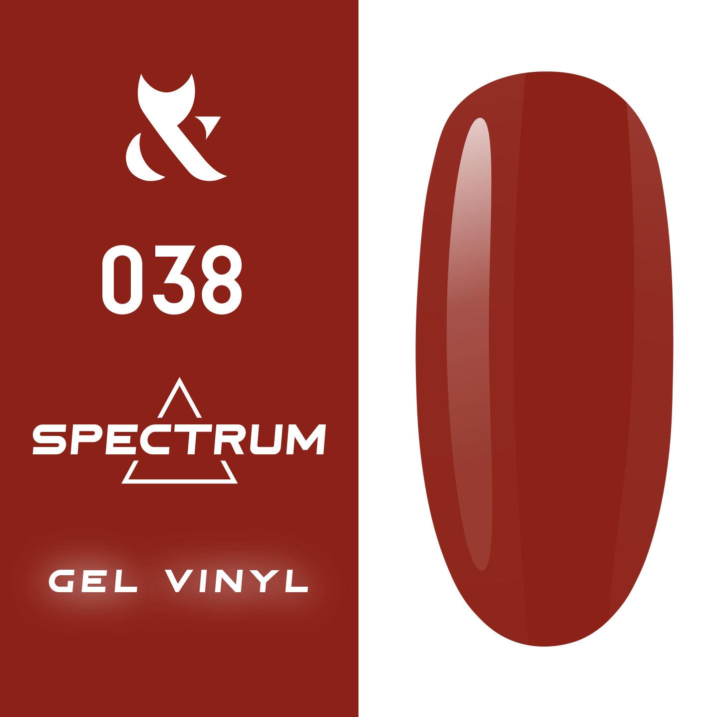 F.O.X gel-polish gold Spectrum 038, 7 ml