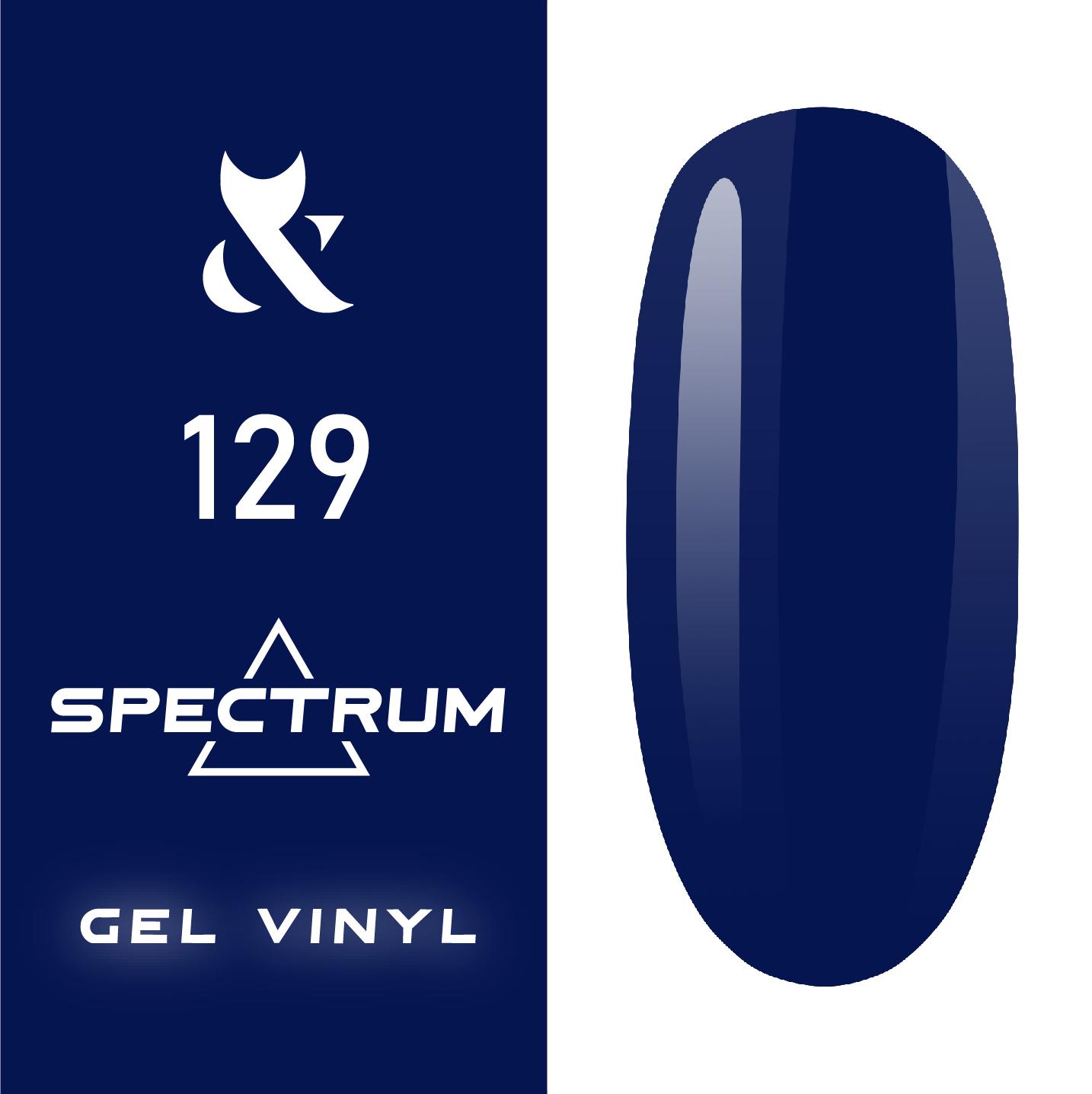 F.O.X gel-polish gold Spectrum 129, 7 ml