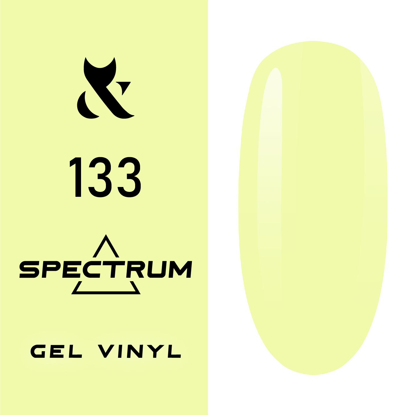 F.O.X gel-polish gold Spectrum 133, 7 ml