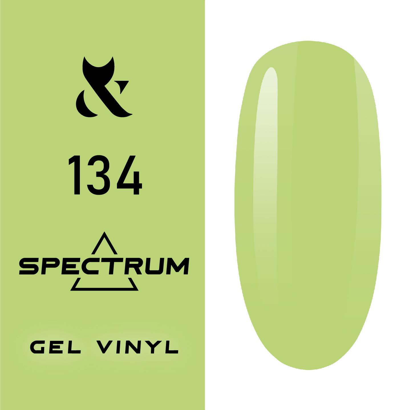 F.O.X gel-polish gold Spectrum 134, 7 ml
