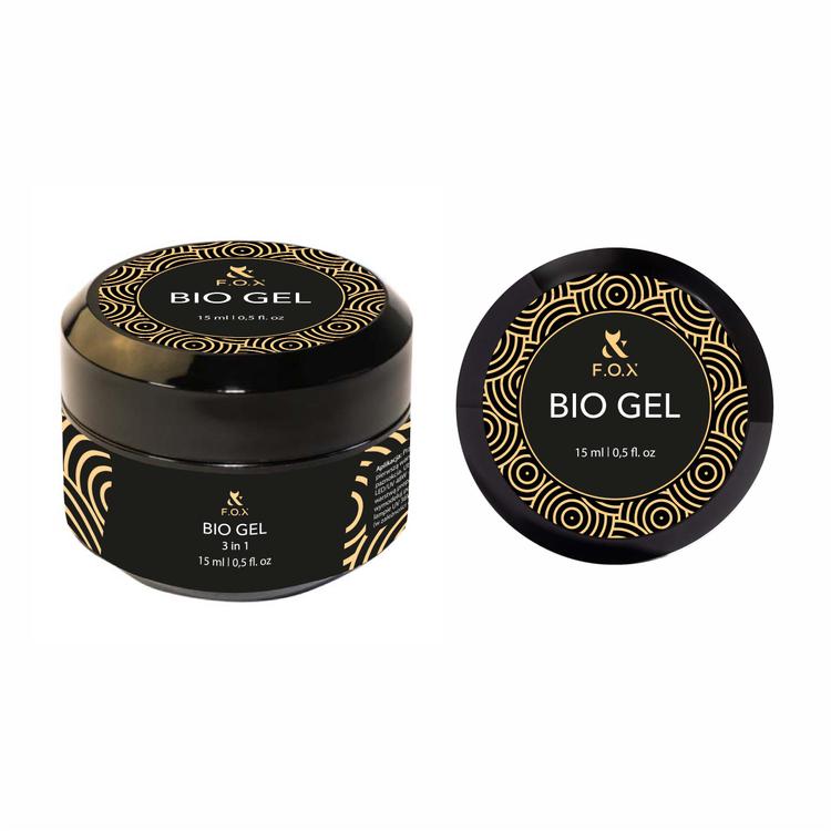 F.O.X Bio gel (3 in 1 Base/Top/Builder), 15 ml