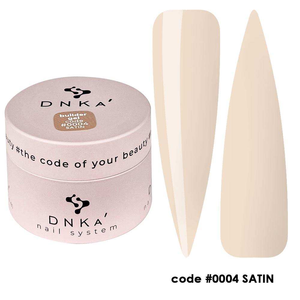 BUILDER GEL "DNKa", 30 ml #0004 Satin