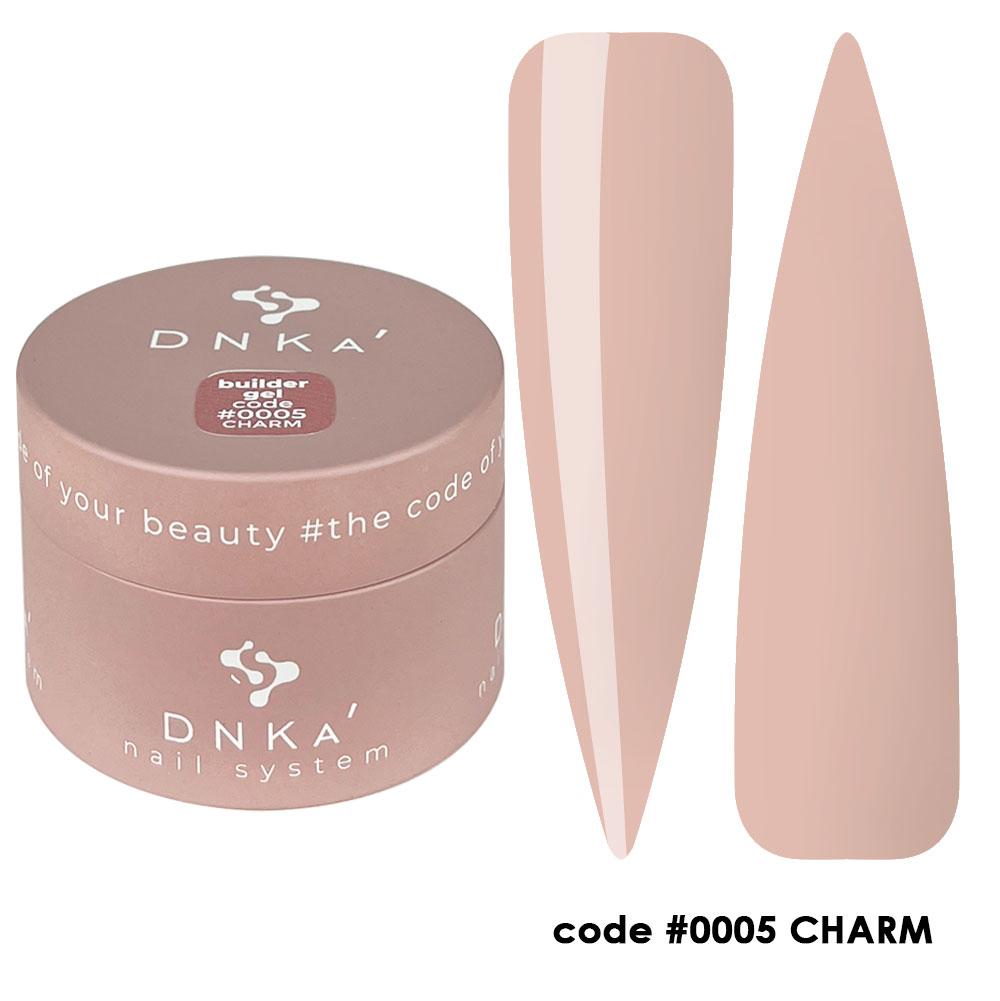 BUILDER GEL "DNKa", 30 ml #0005 Charm