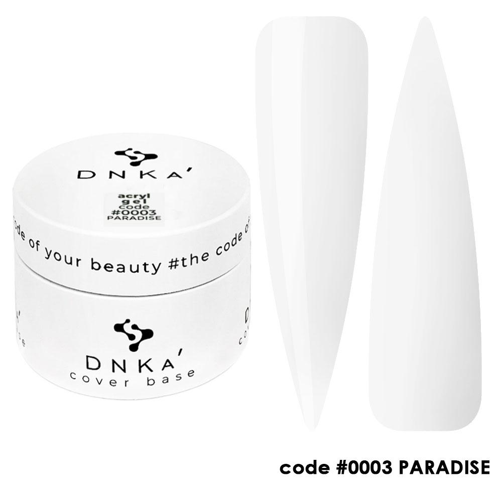 ACRYL GEL "DNKa", 30 ml #0003 Paradise