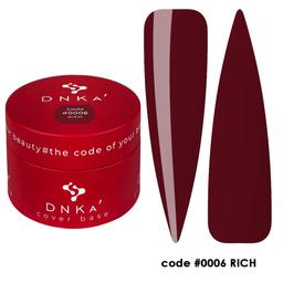 RUBBER BASE FRENCH "DNKa" (cover), 30 ml #0006 Rich