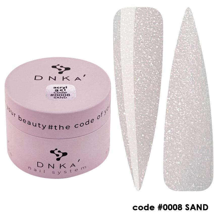 ACRYL GEL "DNKa", 30 ml #0008 Sand