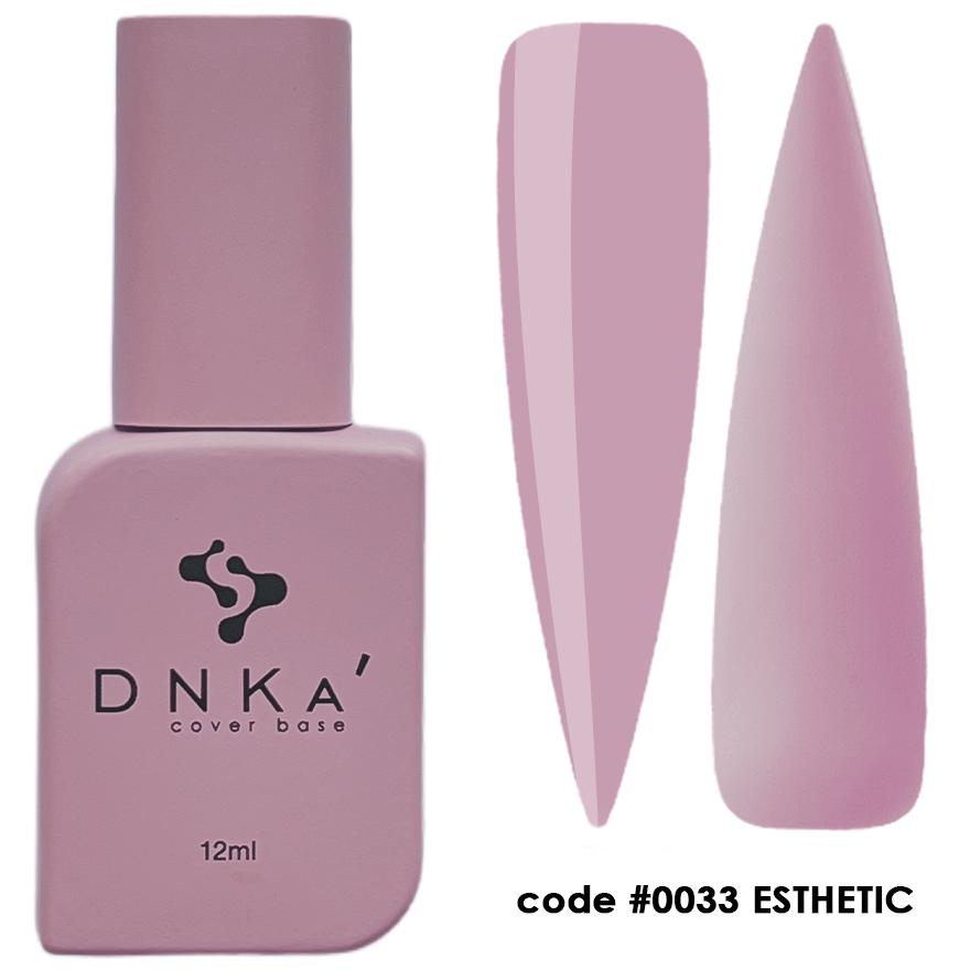 RUBBER BASE FRENCH "DNKa" (cover), 12 ml #0033 Esthetic