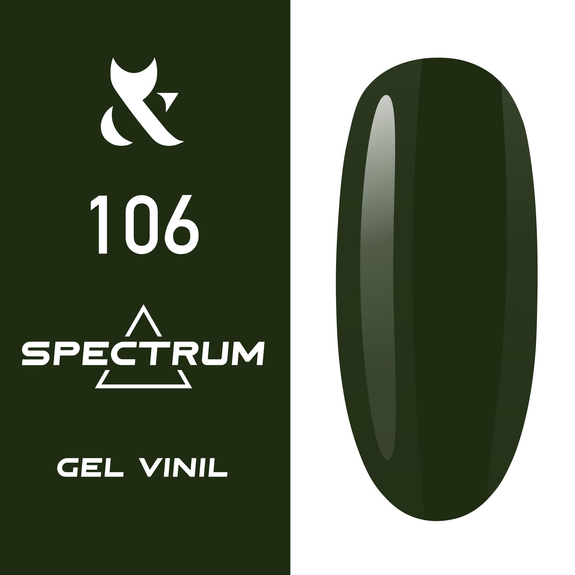F.O.X gel-polish gold Spectrum 106, 7 ml