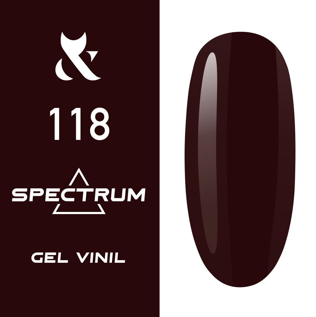 F.O.X gel-polish gold Spectrum 118, 7 ml