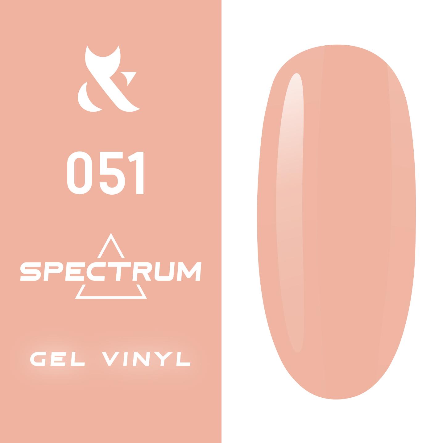 F.O.X gel-polish gold Spectrum 051, 7 ml