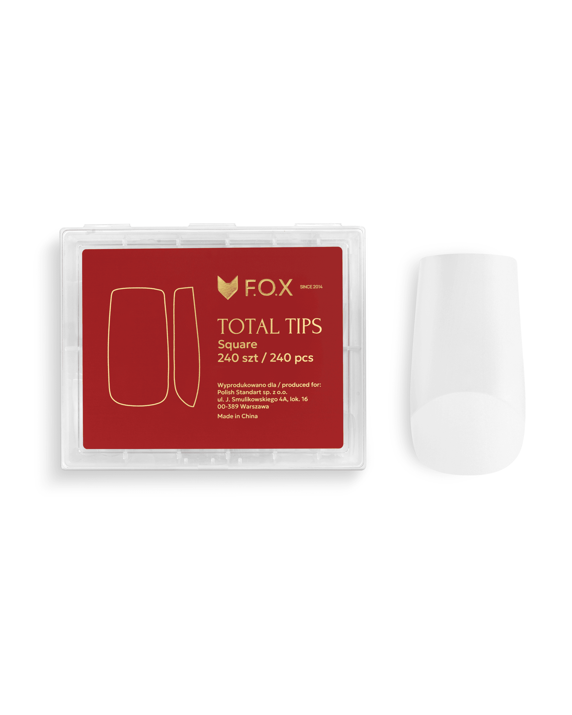 F.O.X Tonal Tips Square 240ps/box