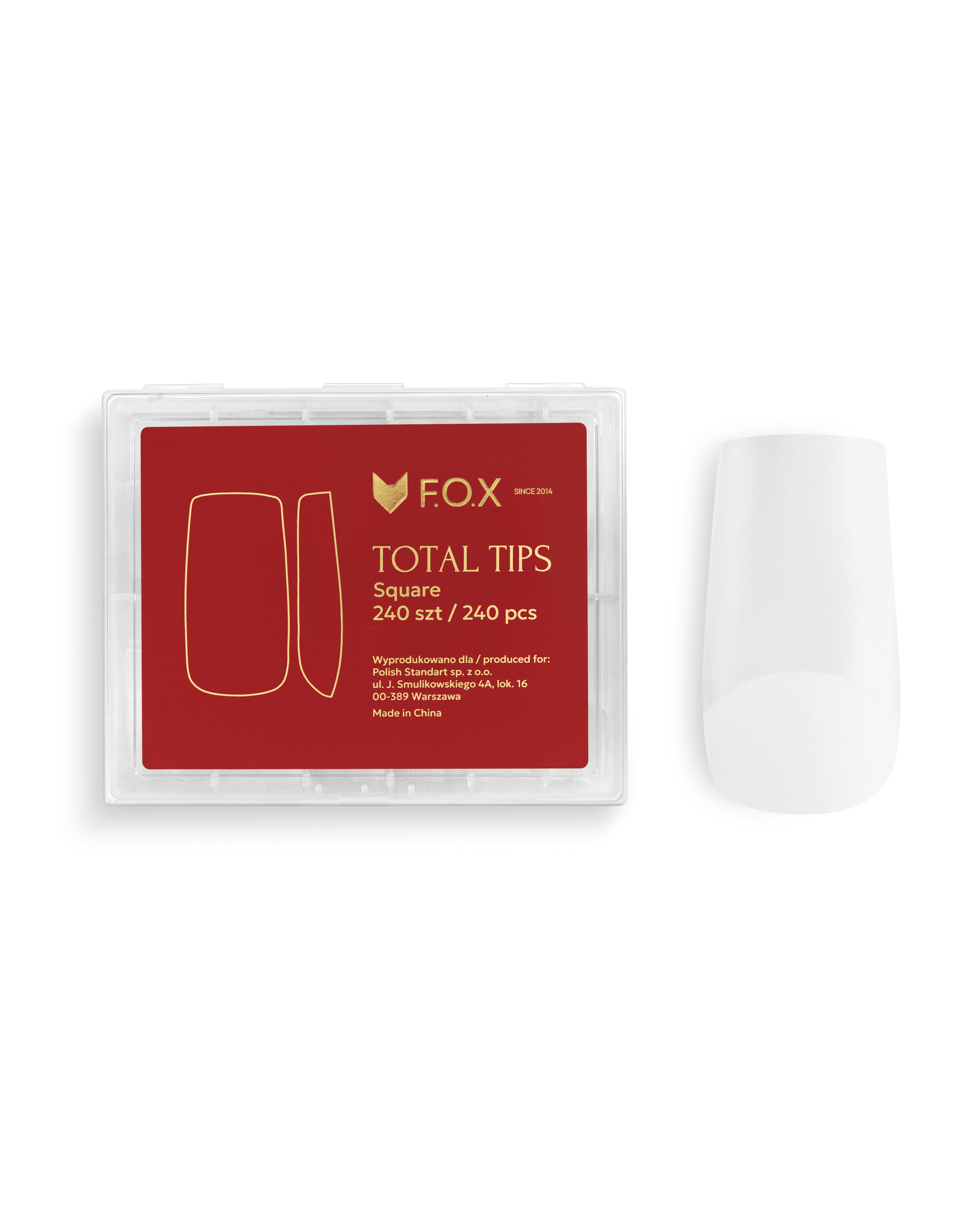 F.O.X Tonal Tips Square 240ps/box