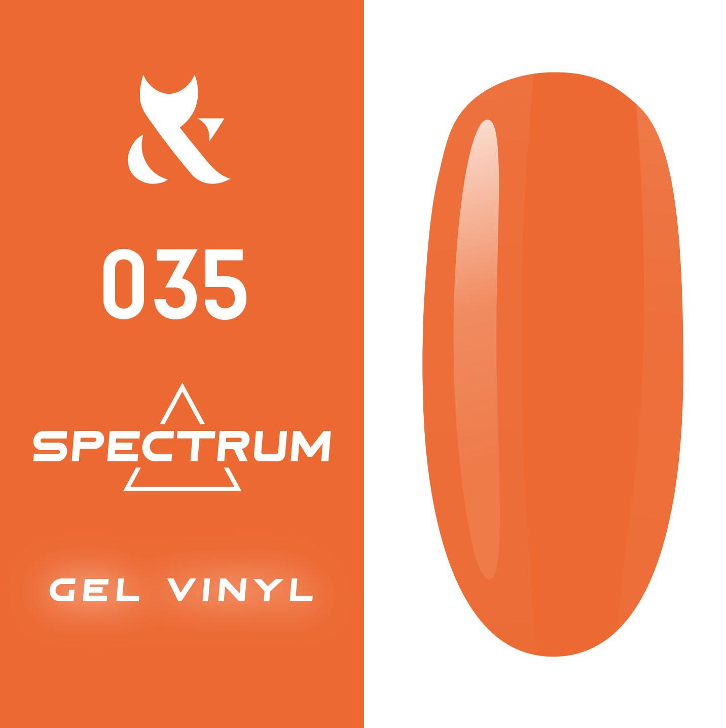 F.O.X gel-polish gold Spectrum 035, 7 ml