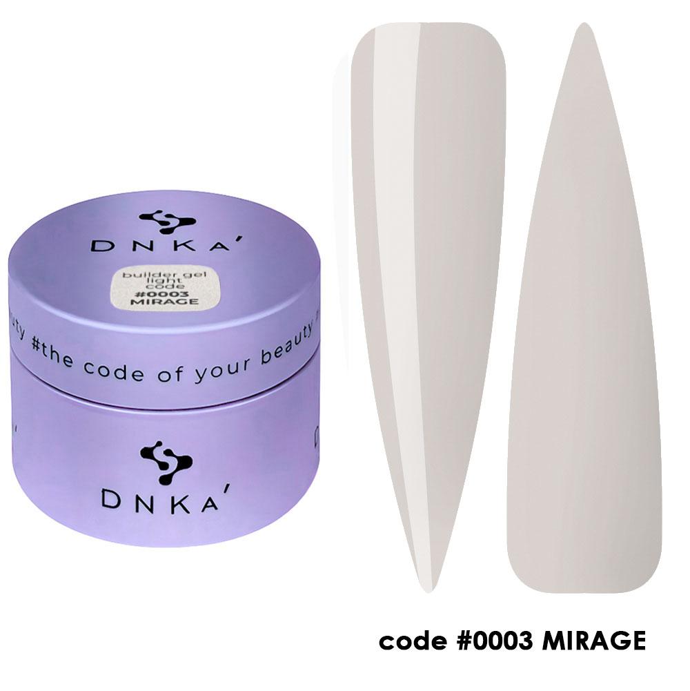 BUILDER GEL LIGHT "DNKa", 30 ml #0003